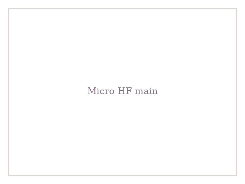 Micro HF main